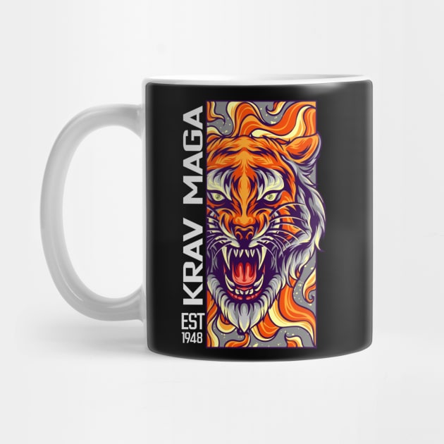 Killer Krav Maga Tiger Design by loumed